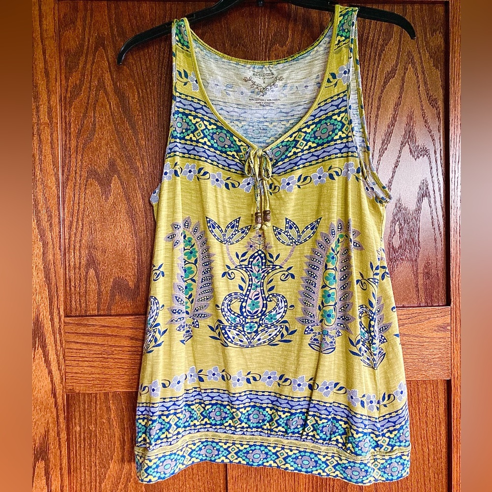 2/$15 - Sonoma Life + Style 
Size Small 
Tank top with paisley / floral pattern